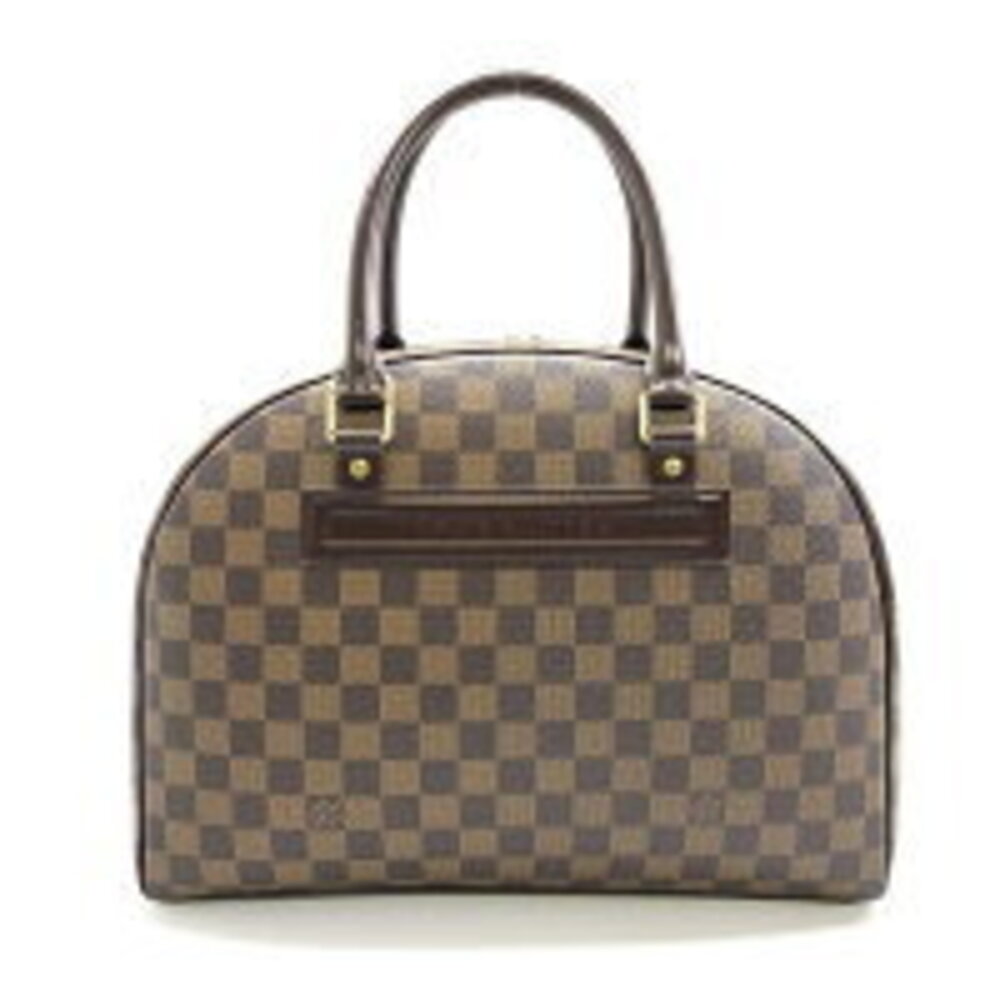 LOUIS VUITTON Nolita Damier Handbag Boston Bag Brown